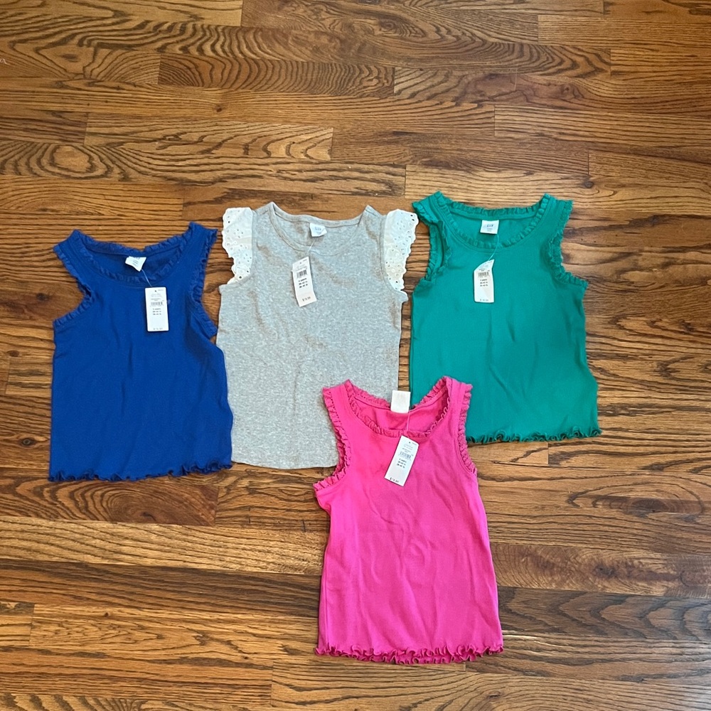 GAP Kids Tank Tops - Blue, Gray, Green, Pink